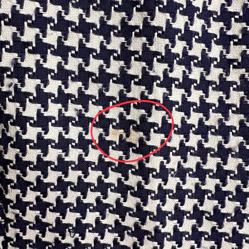 Vintage Black and White Houndstooth Jumper Dress - Picture 7 of 8